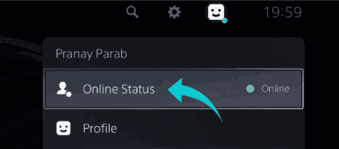 الظهور أوف لاين على playstation 5