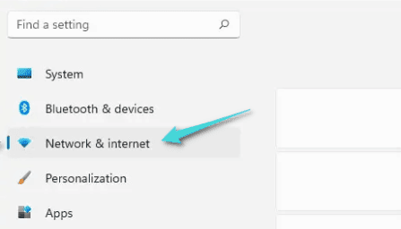 إعدادات الشبكة والانترنت