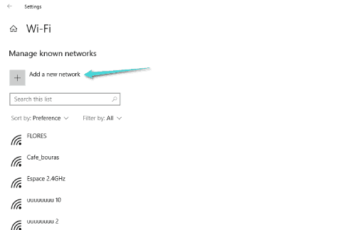 الاتصال بشبكة الواي فاي المخفية على ويندوز 10