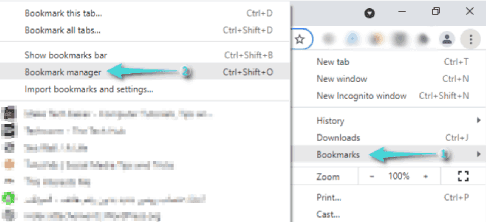 كيفية تصدير الإشارات المرجعية من جوجل كروم