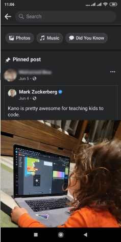إلغاء تثبيت المنشور من أعلى بروفايلك على فيسبوك