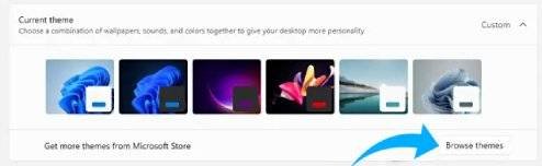 تثبيت السمة على ويندوز 11