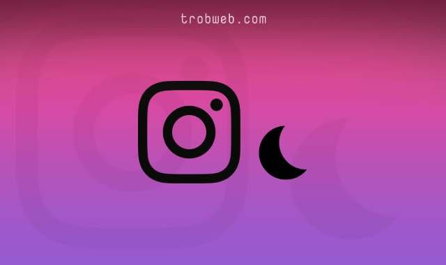 تمكين الوضع الداكن في instagram