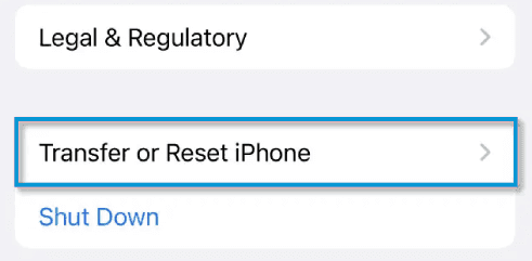 إعدادات مسح بيانات الايفون