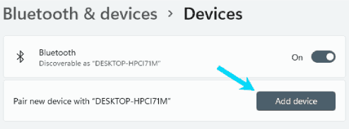 إضافة سماعات Airpods إلى ويندوز 11