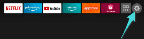 فتح إعدادات  Fire TV
