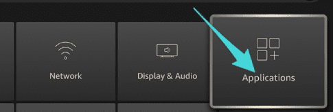 إعدادات التطبيقات في Fire TV