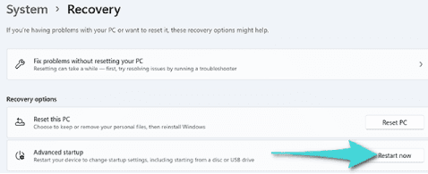 إلغاء تثبيت تحديث في ويندوز 11