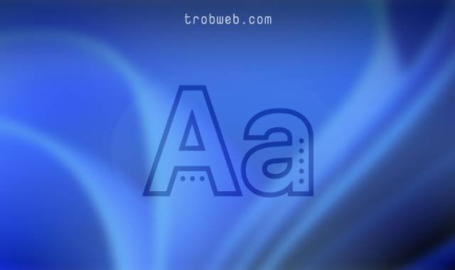 تثبيت الخطوط في Windows 11