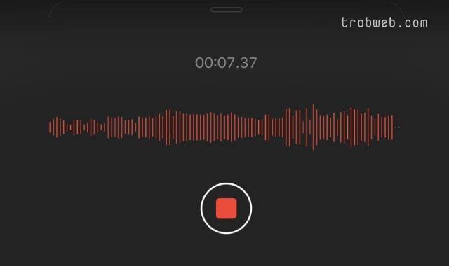 طريقة تسجيل الصوت على الايفون