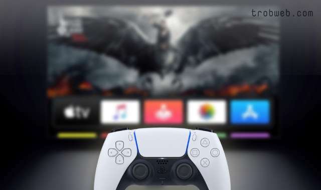 ربط وحدة التحكم PS5 مع Apple TV