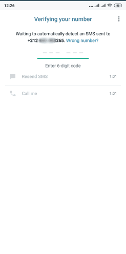 تفعيل رقم Whatsapp الجديد