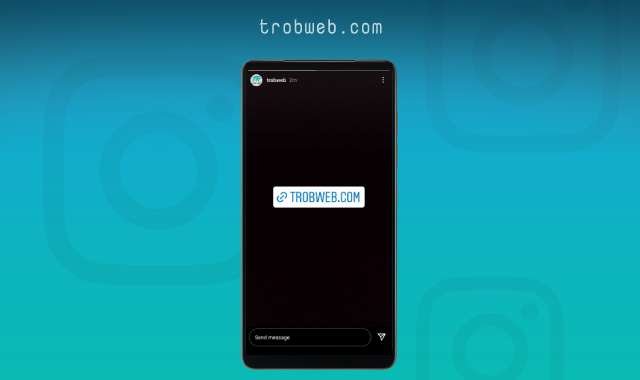 إدراج رابط URL في ستوري Instagram