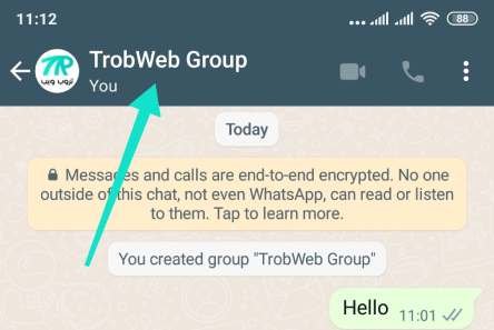 مجموعة Whatsapp