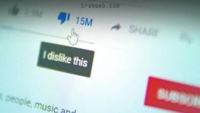 إظهار عدد الغير معجبين في مقاطع فيديو اليوتيوب