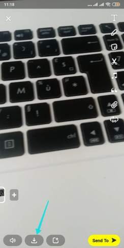 حفظ فيديو على سناب شات