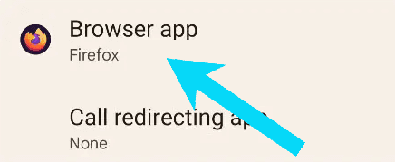 طريقة تغيير المتصفح الافتراضي في الأندرويد