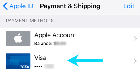 طريقة إزالة وسيلة الدفع في الايفون