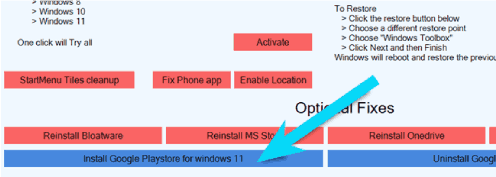 تثبيت Google Play على Windows 11