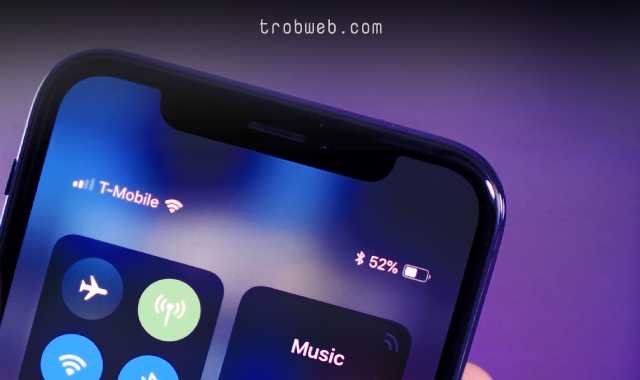 عرض النسبة المئوية لبطارية الايفون 11