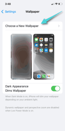 كيفية تعيين خلفية حية على الايفون