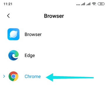 طريقة تعيين التطبيقات الافتراضية