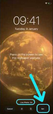 تعيين فيديو كخلفية لشاشة للايفون