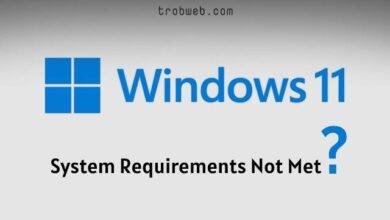 لماذا تظهر رسالة متطلبات النظام غير مُستوفاة