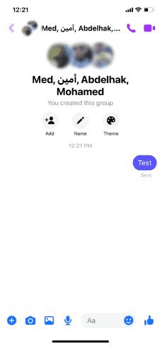 طريقة إنشاء مجموعة على Messenger