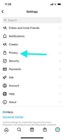 كيف أخفي ظهوري على إنستقرام