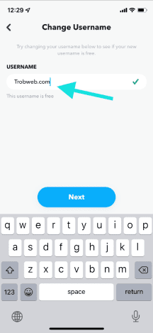 تغيير إسم المستخدم في Snapchat