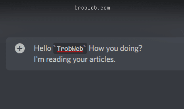 اقتباس نص على Discord