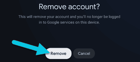 طريقة إزالة ملفات التعريف على جوجل TV