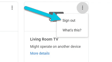 إزالة ملف تعريف على جوجل TV