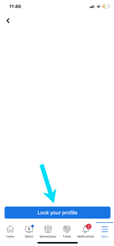 كيفية قفل بروفايل Facebook