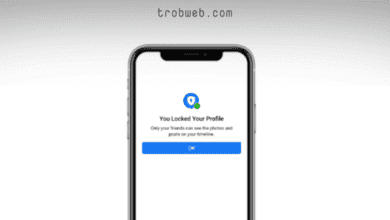 غلق بروفايل فيسبوك