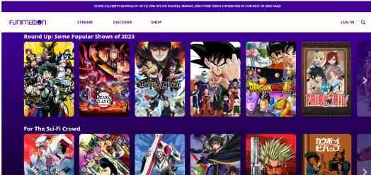 موقع Funimation