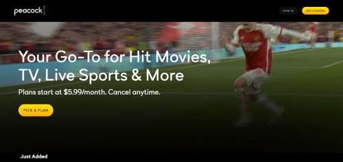 موقع Peacock TV
