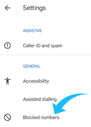 كيفية رؤية الأرقام المحظورة على الأندرويد